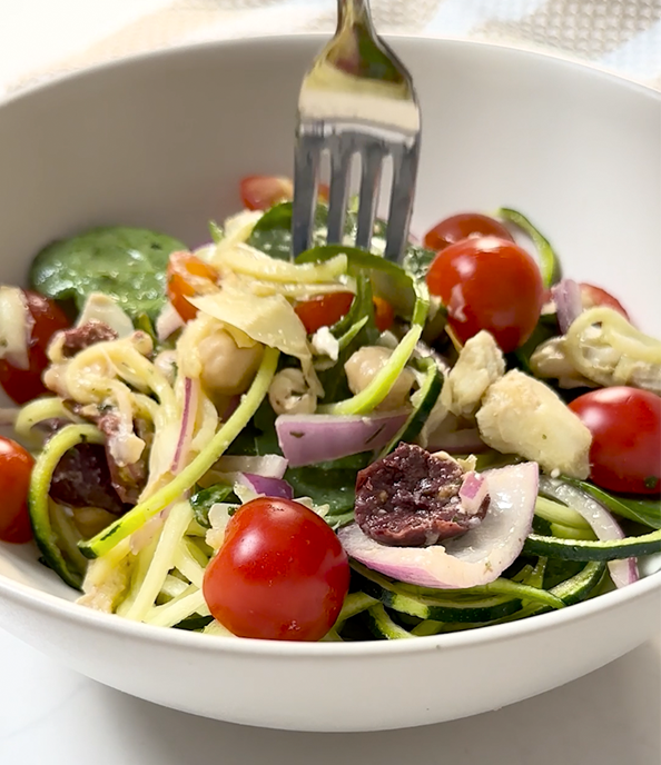 Mediterranean Zucchini Pasta Salad