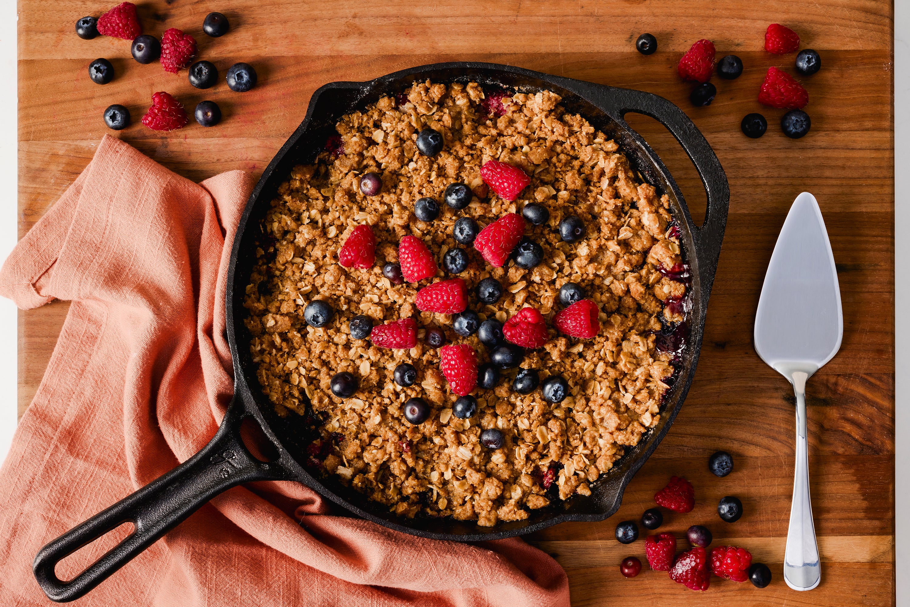 Triple Berry Cobbler
