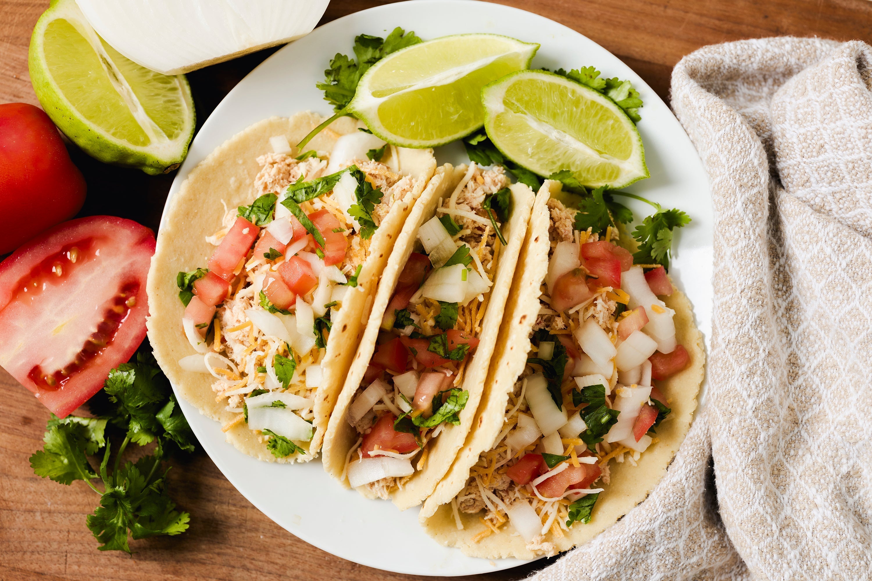 Sous Vide Shredded Chicken Tacos