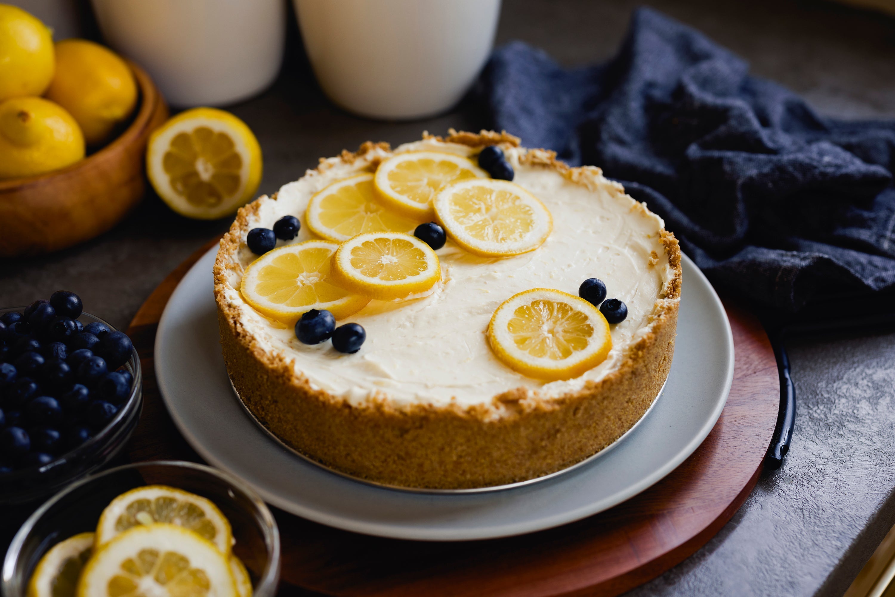 No-Bake Lemon Cheesecake