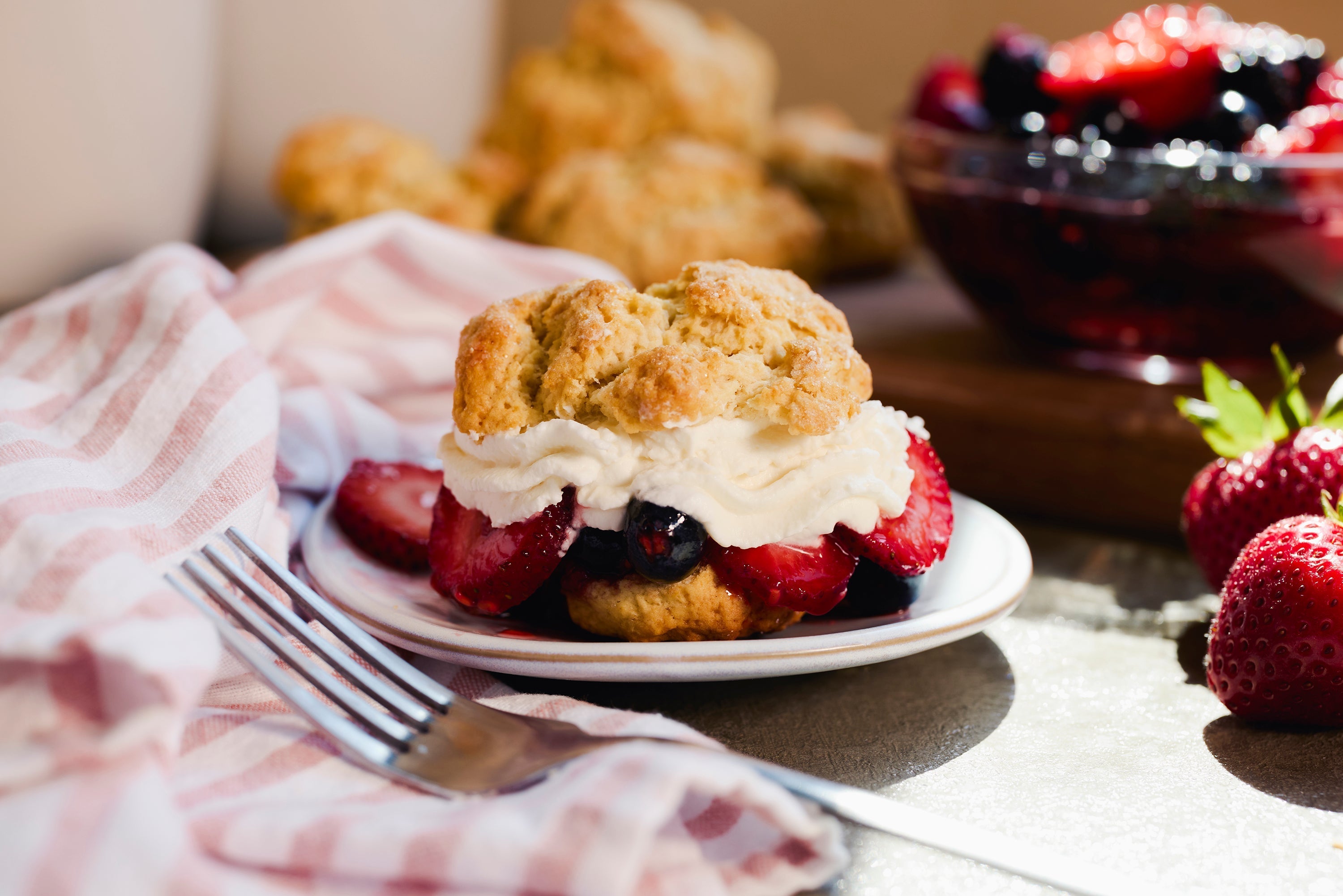 Mixed Berry Shortcake
