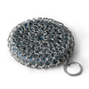 Greater Goods chainmail scrubber with blue silicone core.