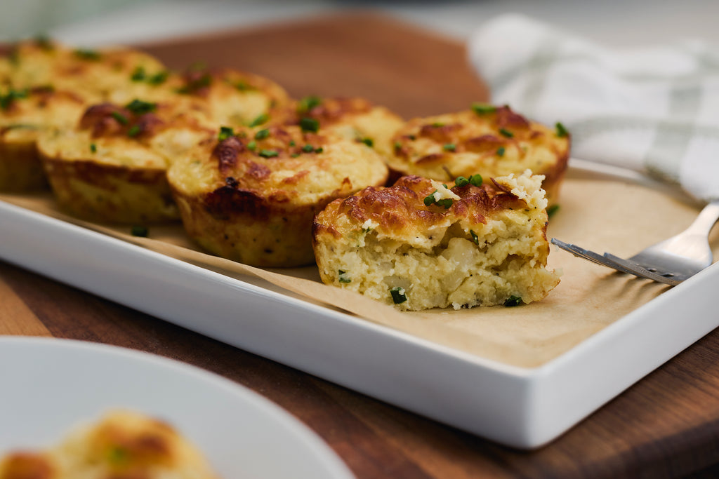 Cheesy Mashed Potato Puffs