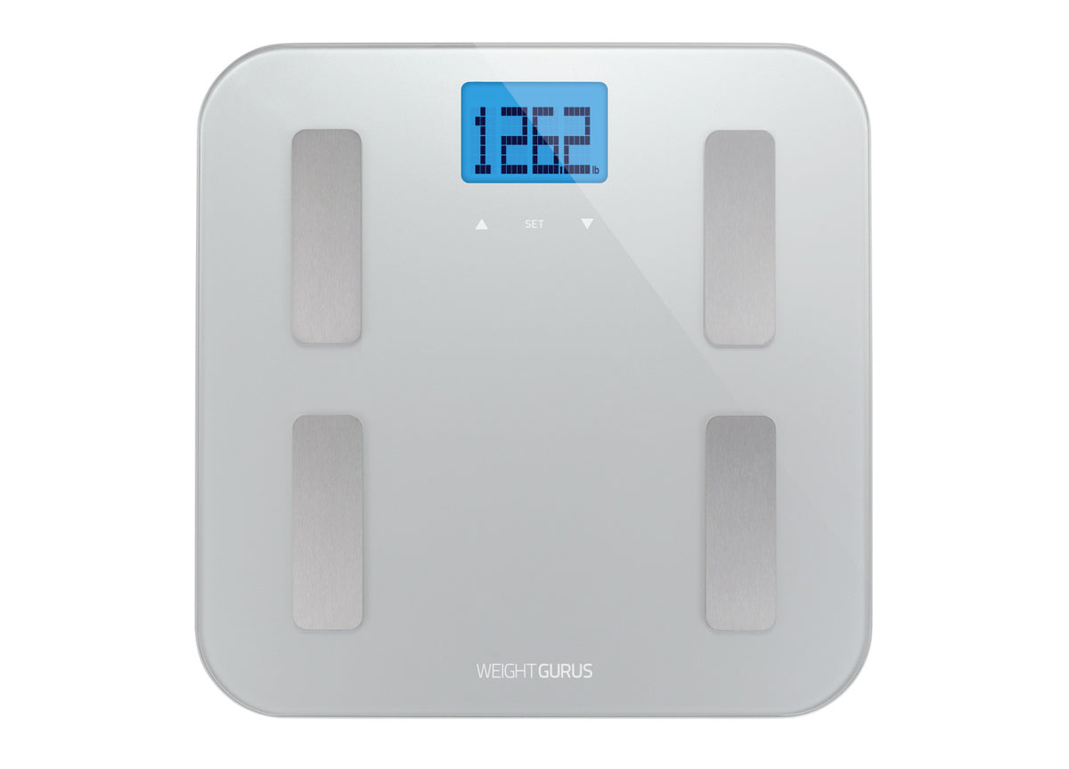 Weight Gurus Digital Body Fat Scale (Silver)