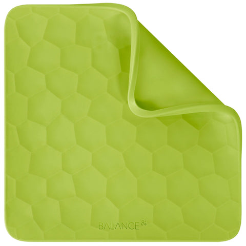 Bathroom Scale with Textured Silicone Cover, Green