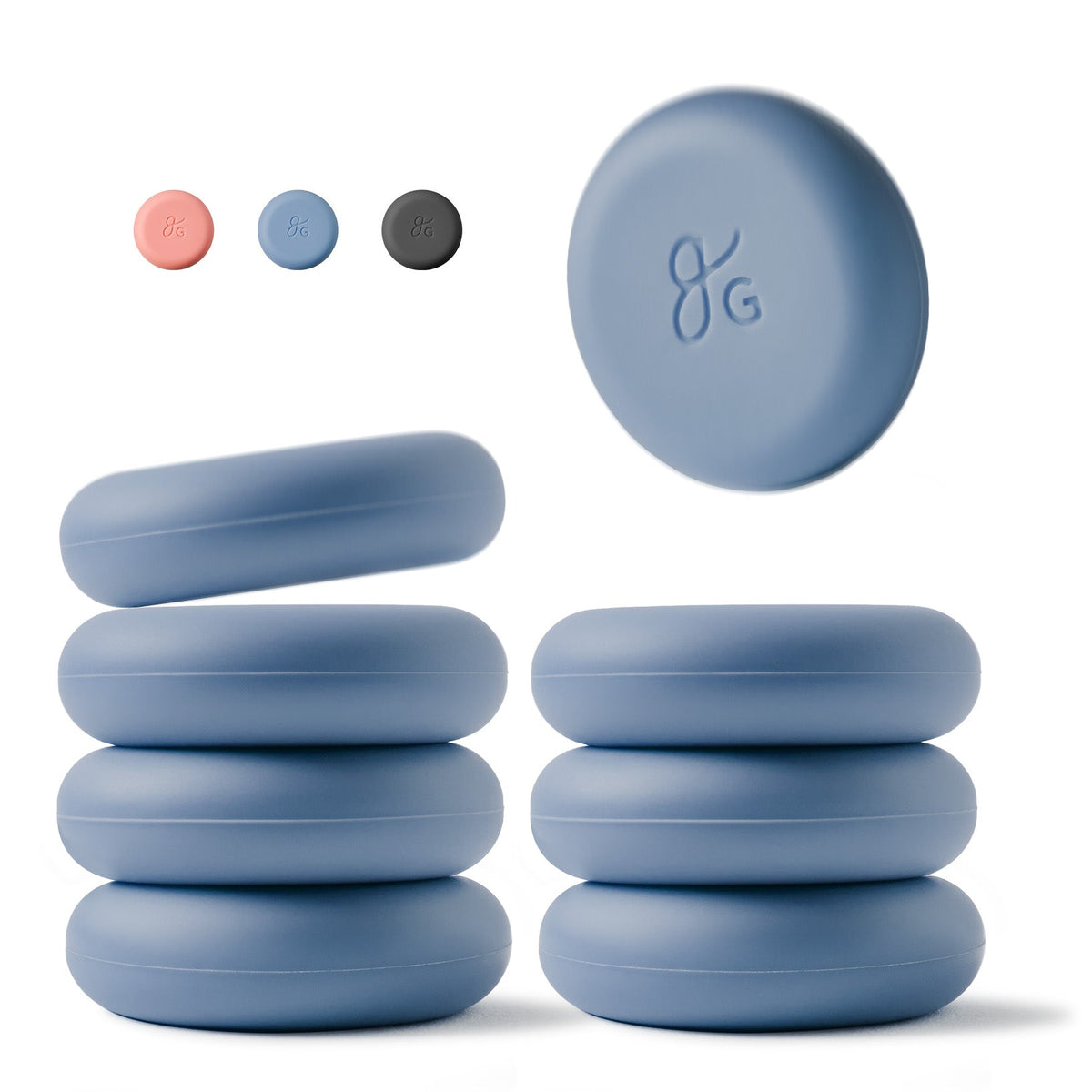 Greater Goods Silicone Magnets (Stone Blue)