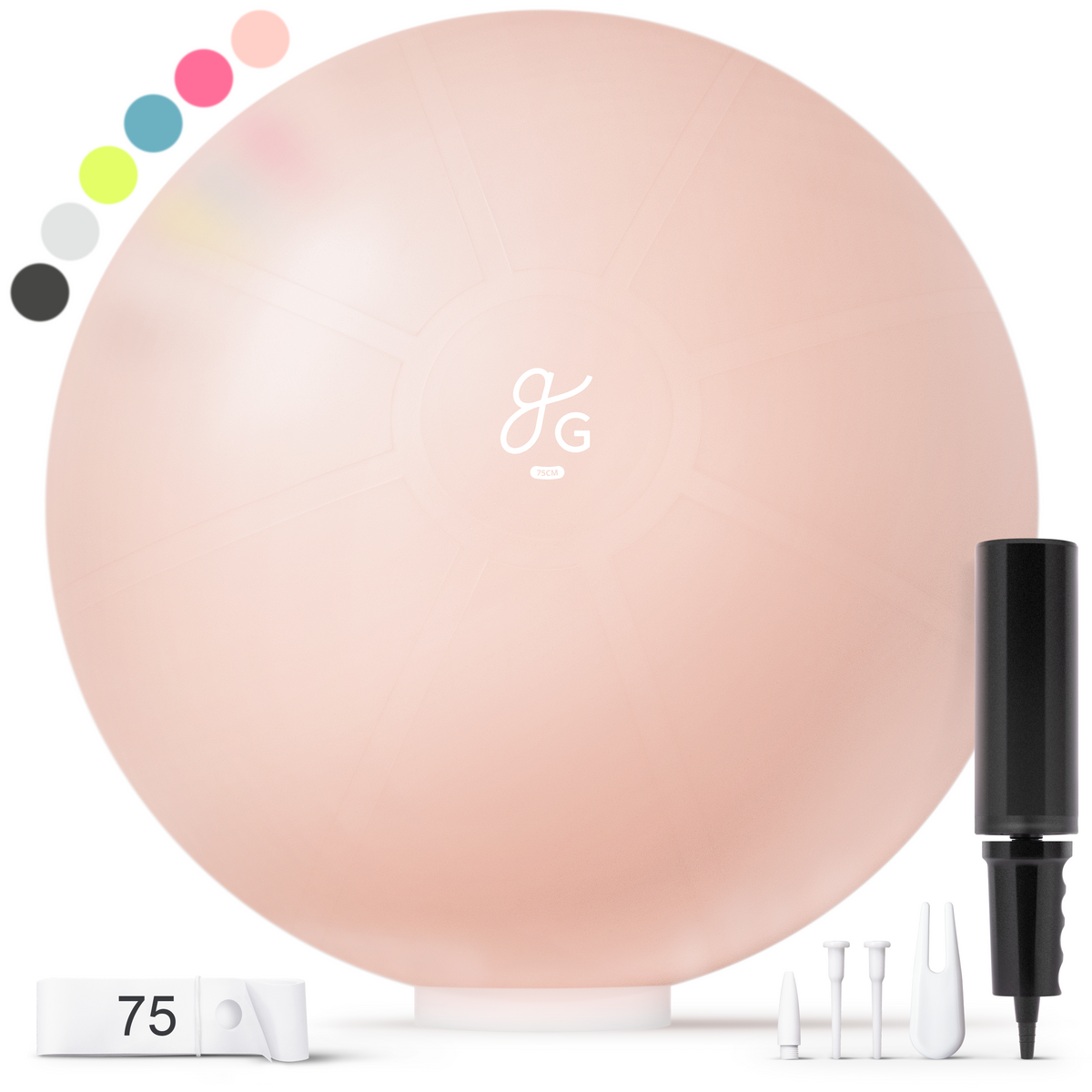 Exercise Ball (Blush Pink/ 75cm)