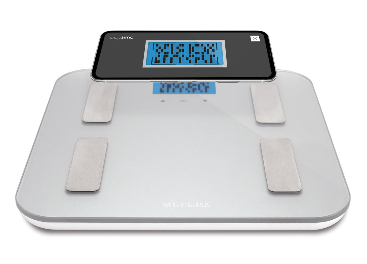 Weight Gurus Digital Body Fat Scale (Silver)