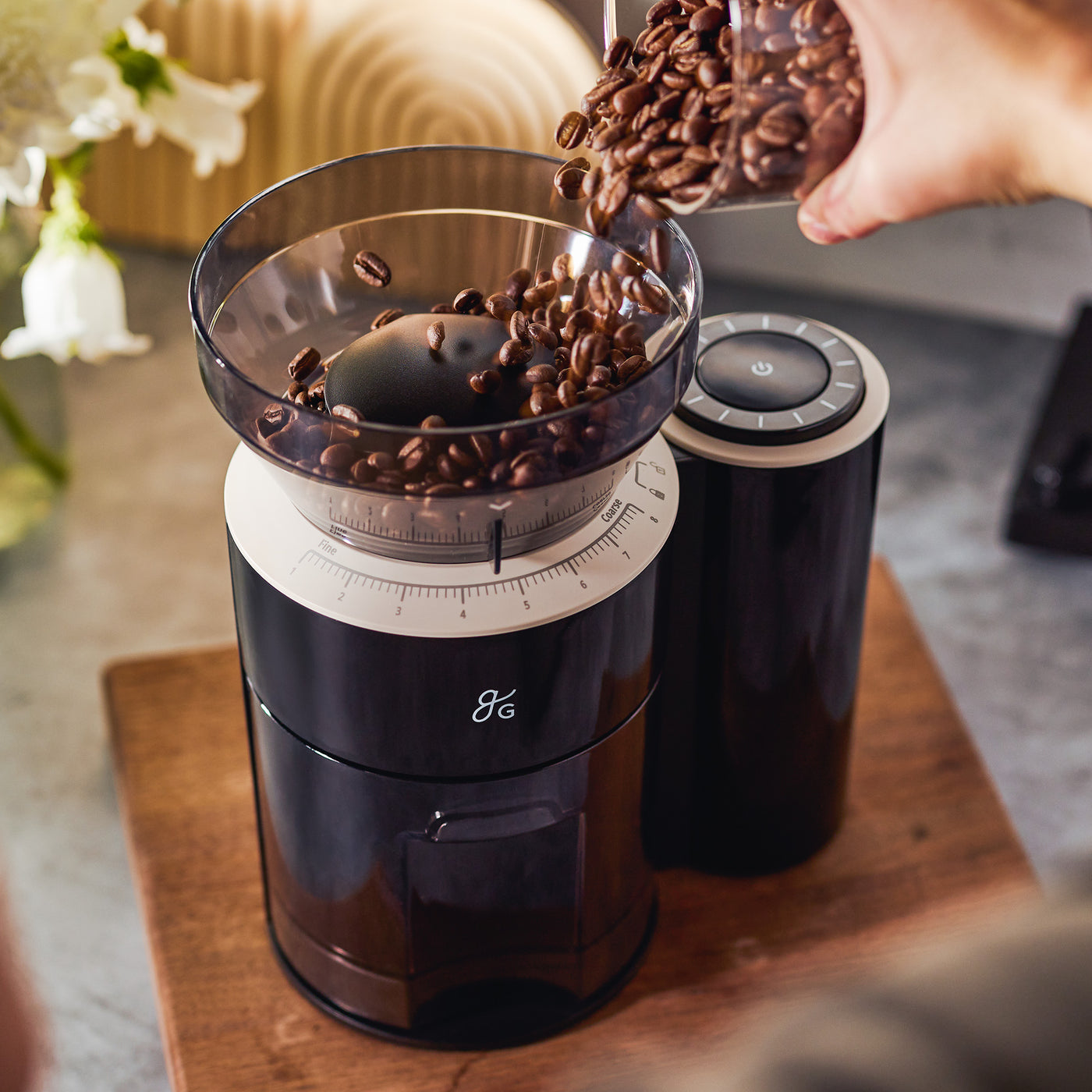 The Morning Groove Burr Coffee Grinder