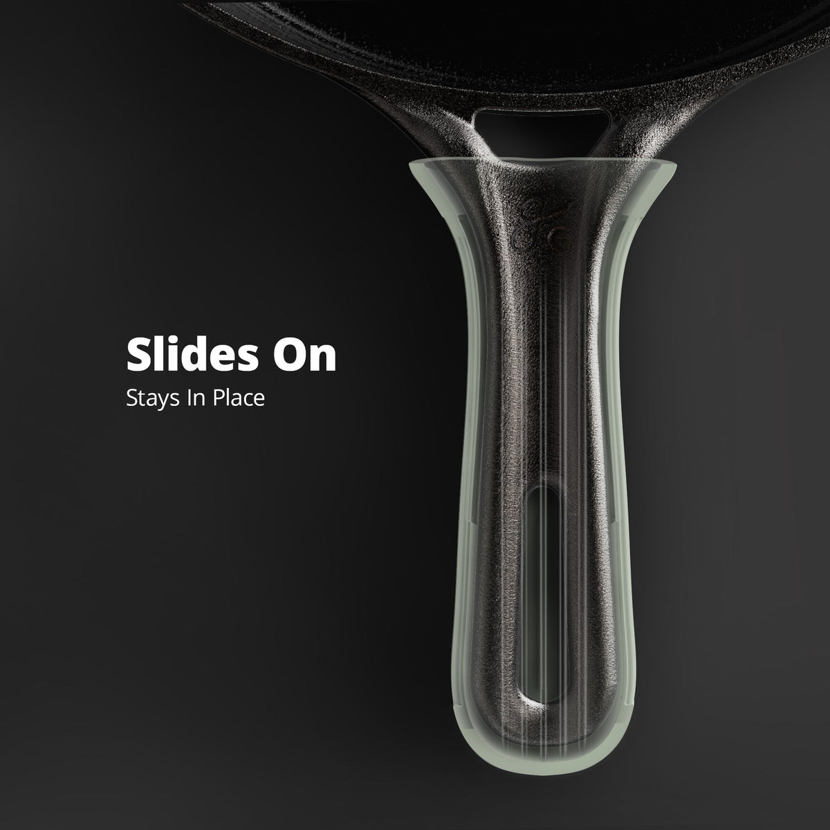 Silicone Handle for gG Cast Iron Skillets (Sage Green)