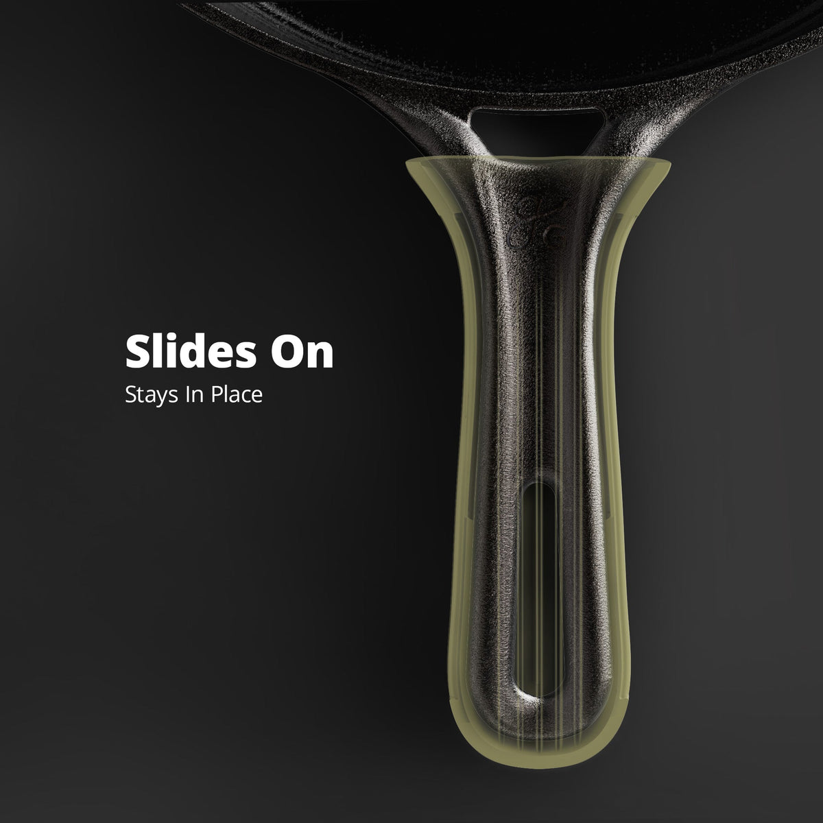 Silicone Handle for gG Cast Iron Skillets (Moss Green - Limited Edition)