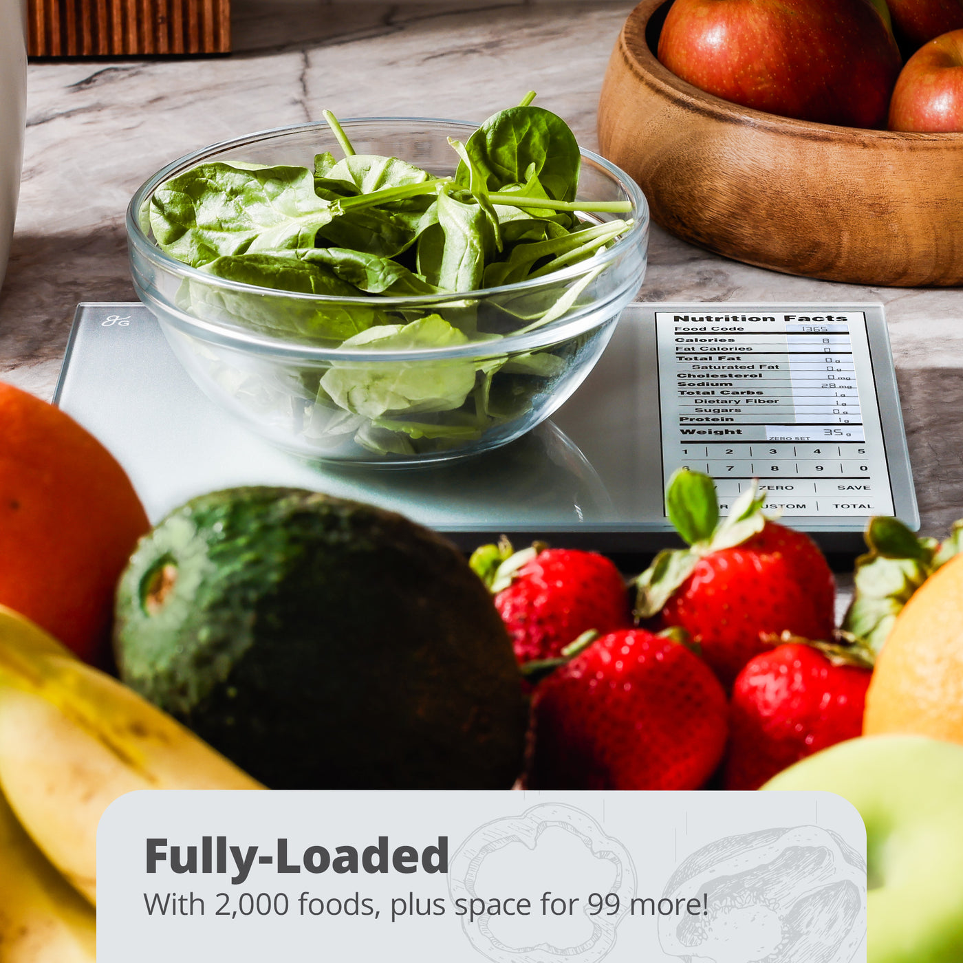 Bilancia Nutrizionale Greater Goods: Conta Calorie E Macro, Ideale Per La Preparazione Dei Pasti