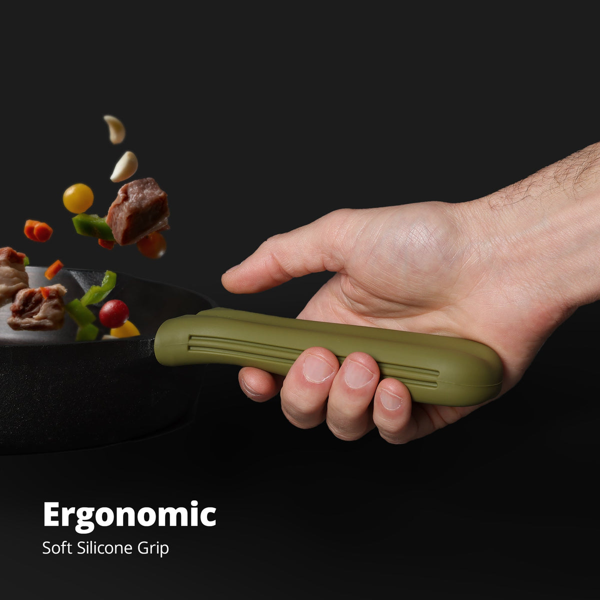 Silicone Handle for gG Cast Iron Skillets (Moss Green - Limited Edition)