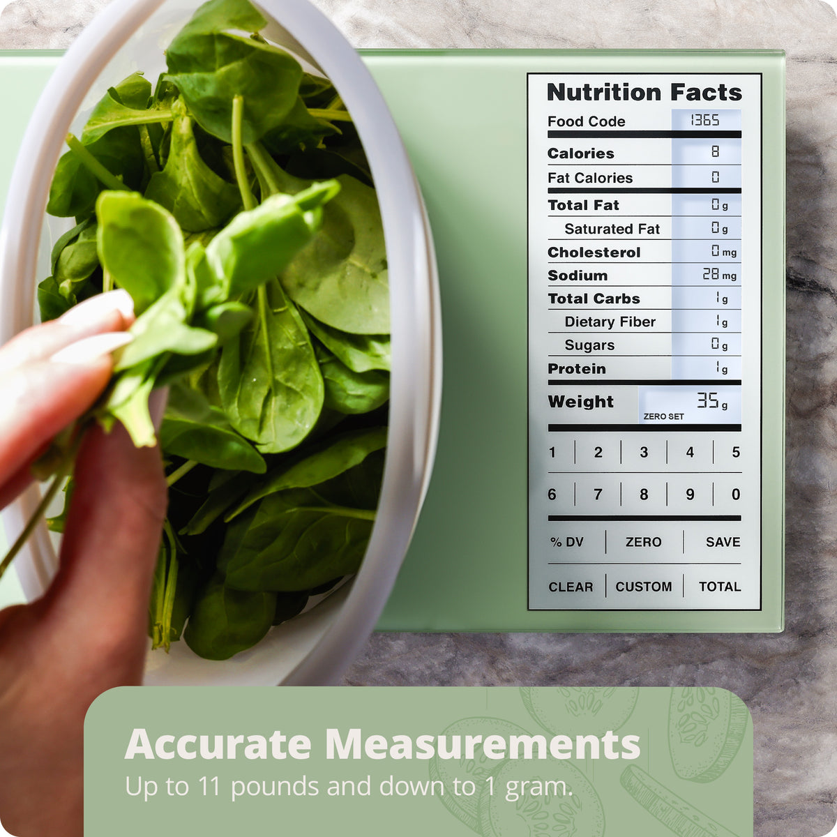 Nutrition Food Scale (Backlit)