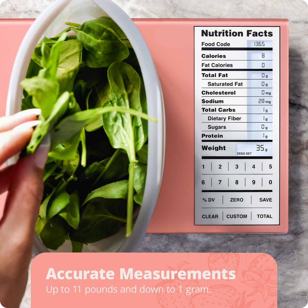 Nutrition Food Scale (Backlit)