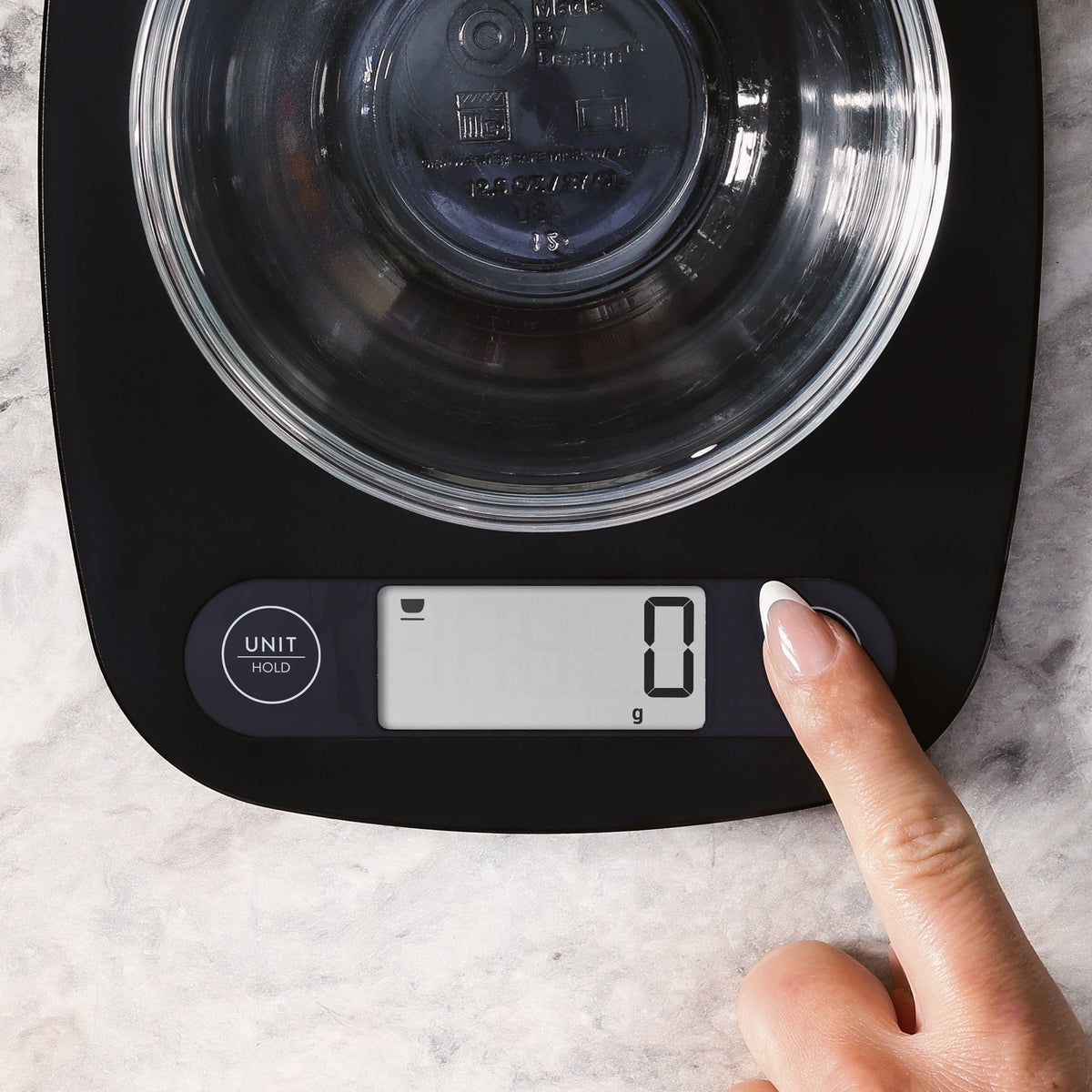 Digital Kitchen Scale (Black Glass)