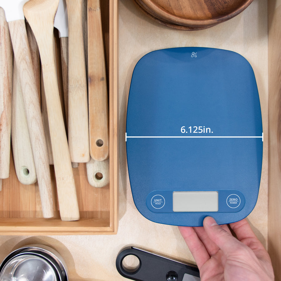 Digital Kitchen Scale (Cobalt Blue)