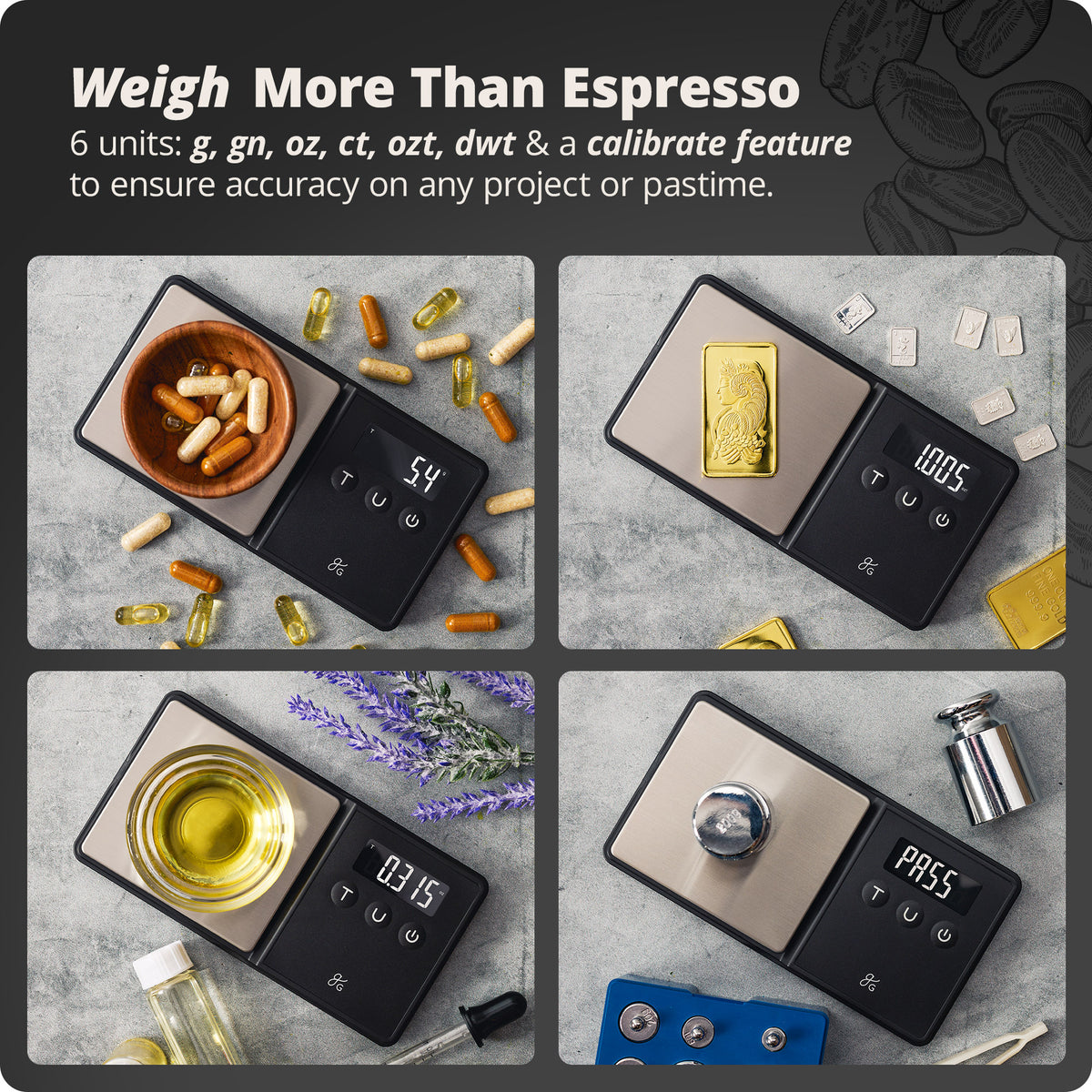 Digital Pocket and Espresso Scale