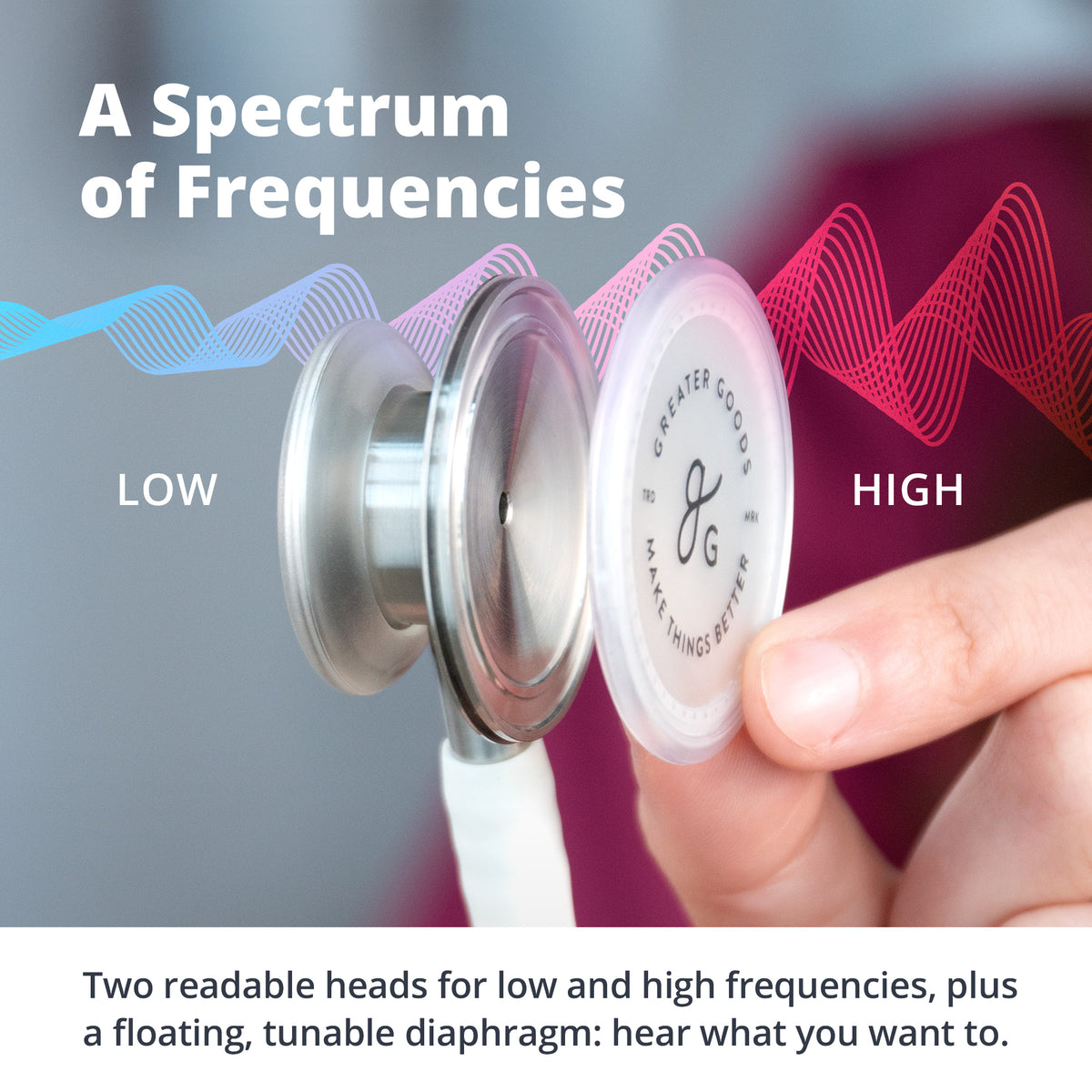 Greater Goods Premium Stethoscope