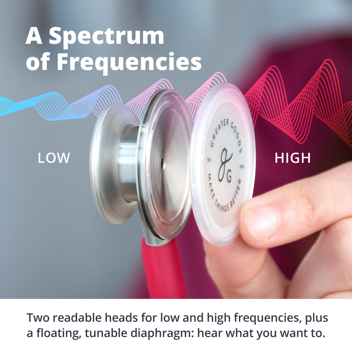 Greater Goods Premium Stethoscope