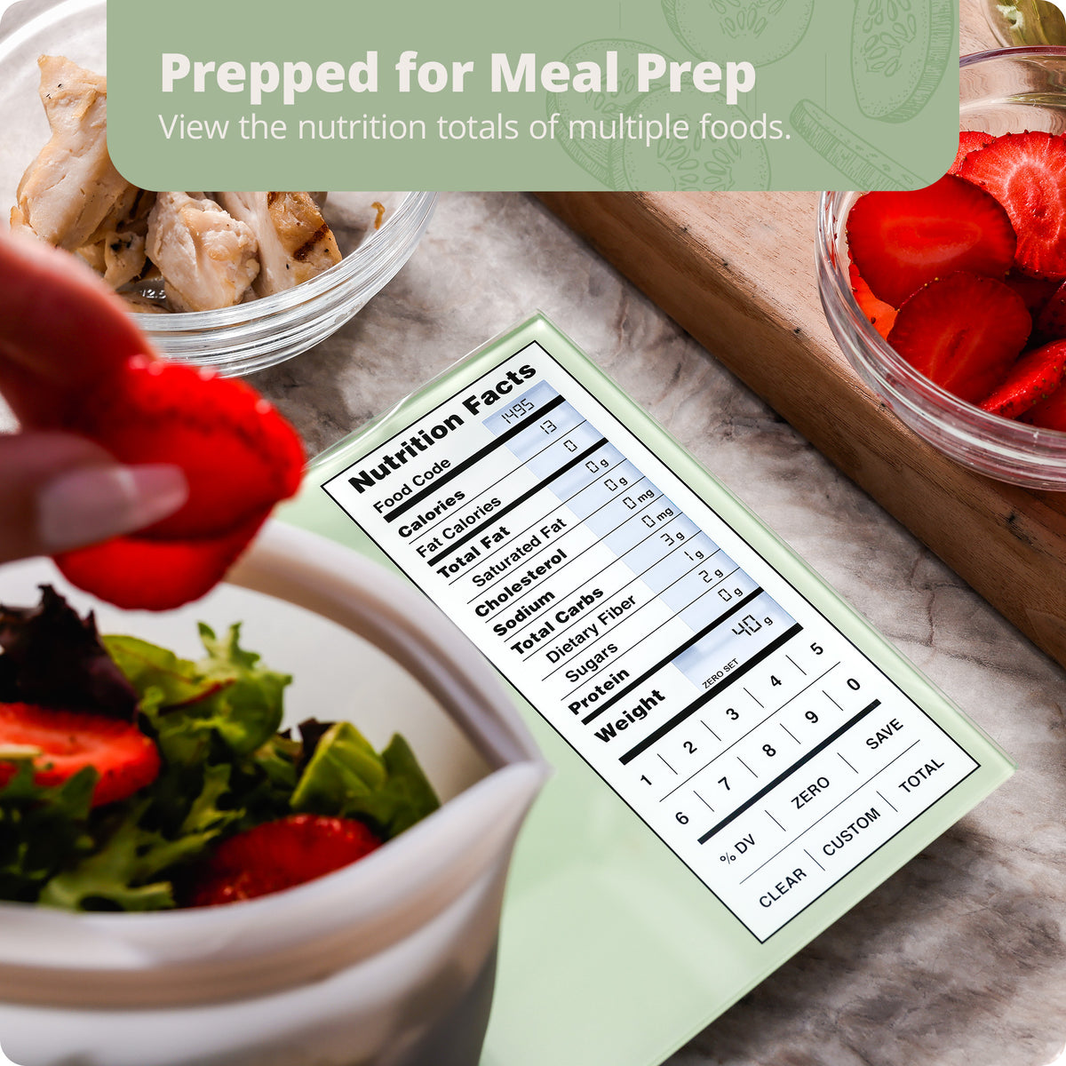 Nutrition Food Scale (Backlit)