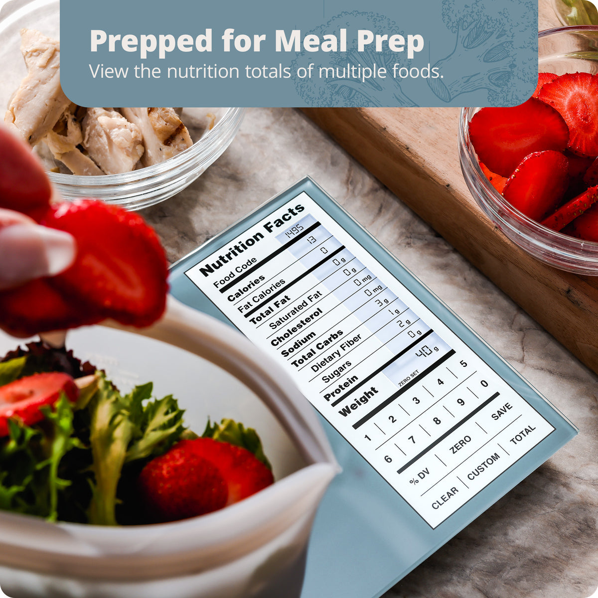 Nutrition Food Scale (Backlit)