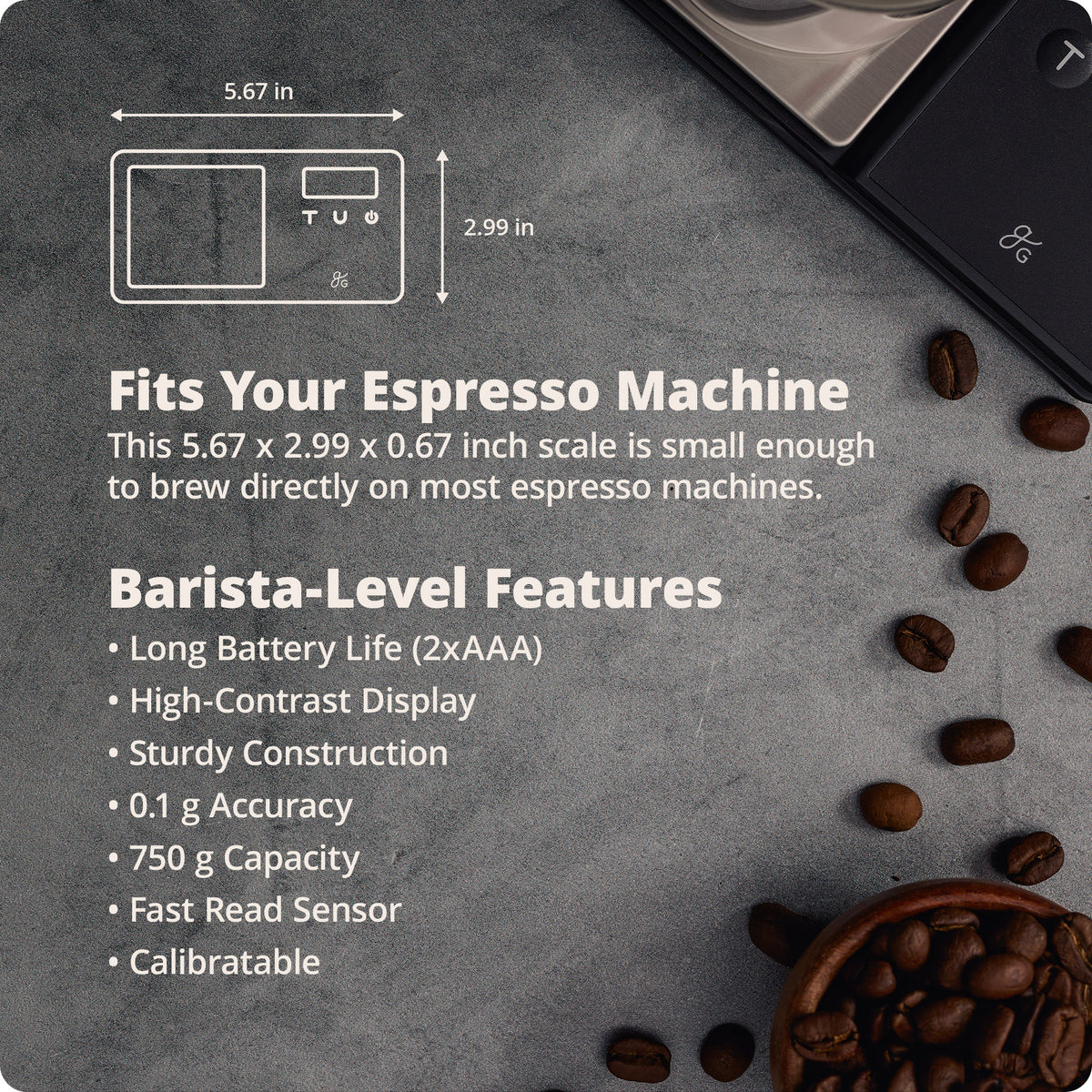 Digital Pocket and Espresso Scale