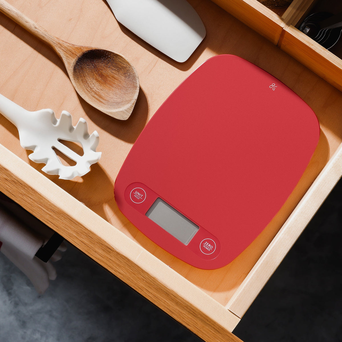 Digital Kitchen Scale (Cherry Red)