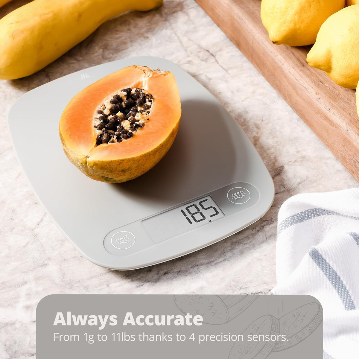 Greater Goods Kitchen Scale and Chef’s Knife Bundle
