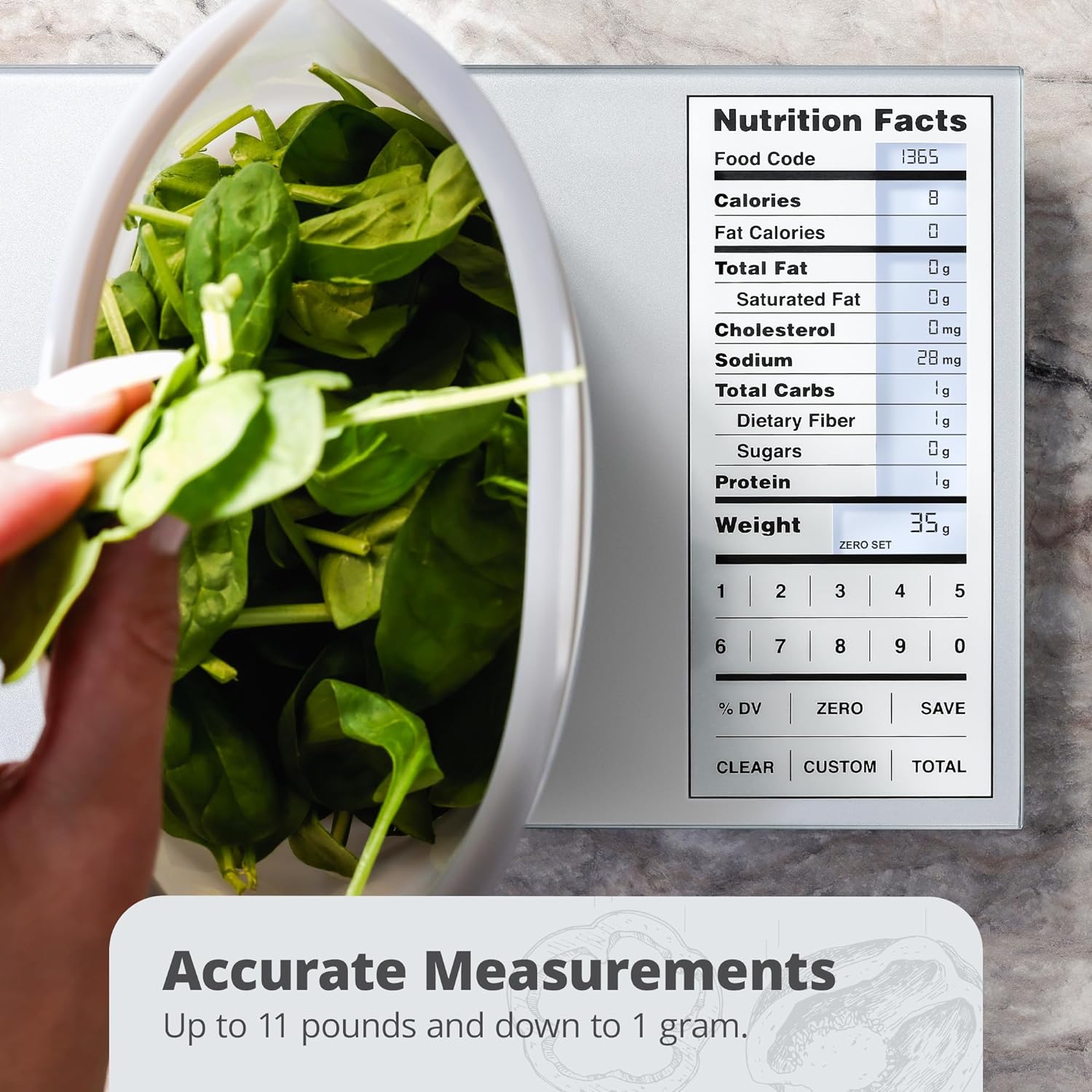 Greater Goods Verve Smart Scale with Accucheck and Nutrition