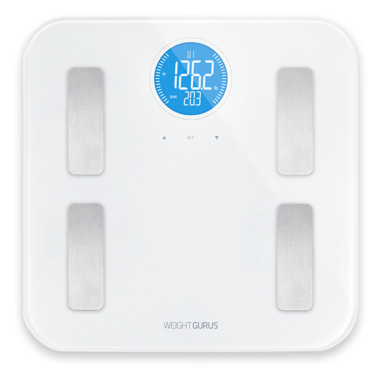 Greater Goods White WiFi Digital Body Composition Scale 