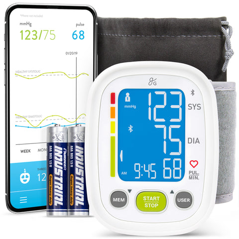 Bluetooth Wrist Blood Pressure Monitor - Greater Goods