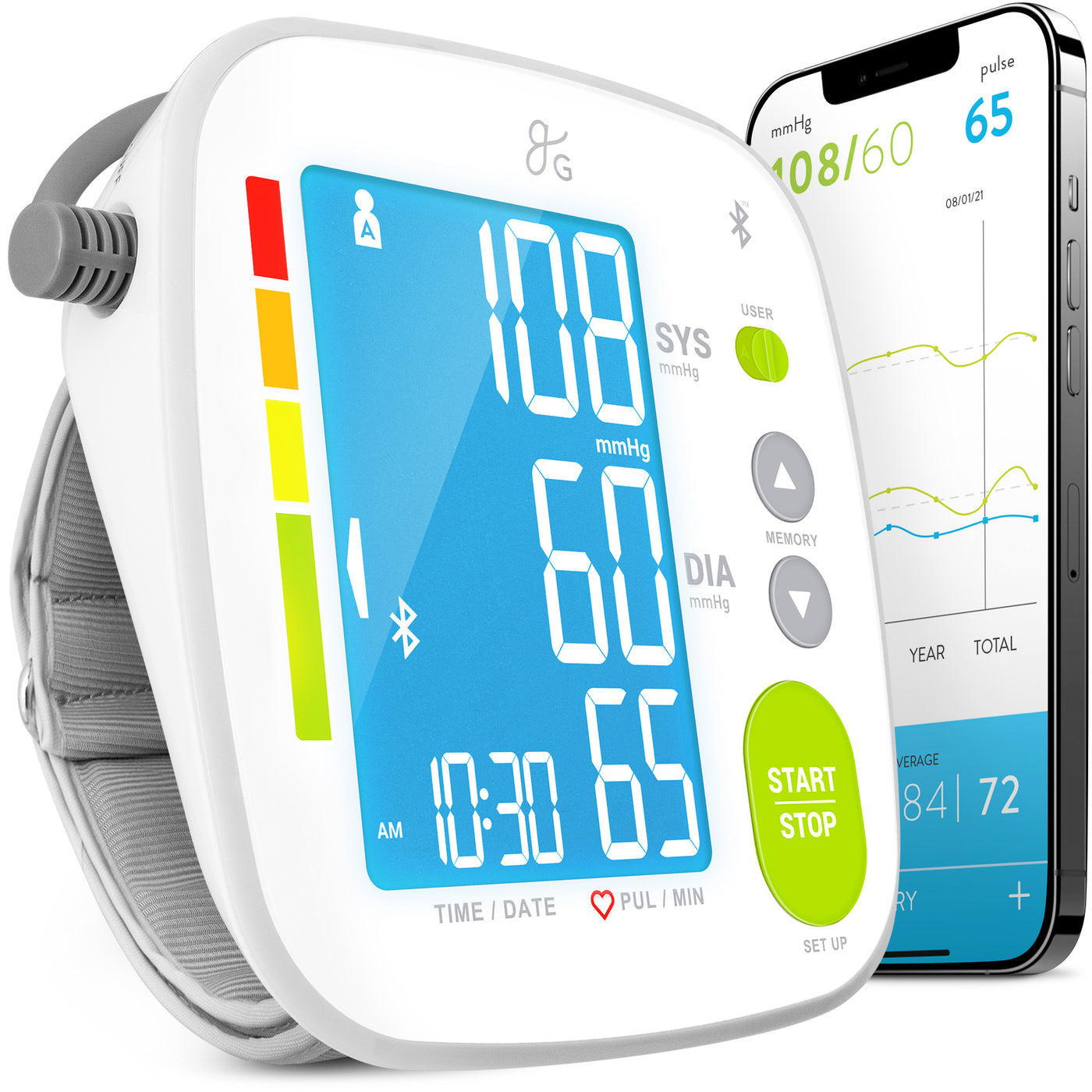 Tensiomètre Bluetooth GreaterGoods