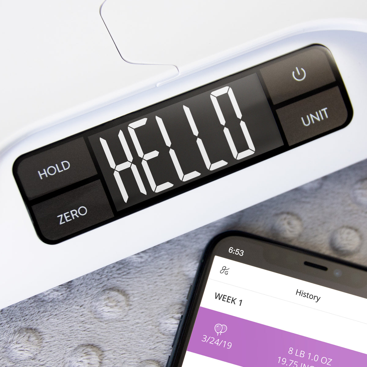 Bluetooth Smart Baby Scale - Greater Goods