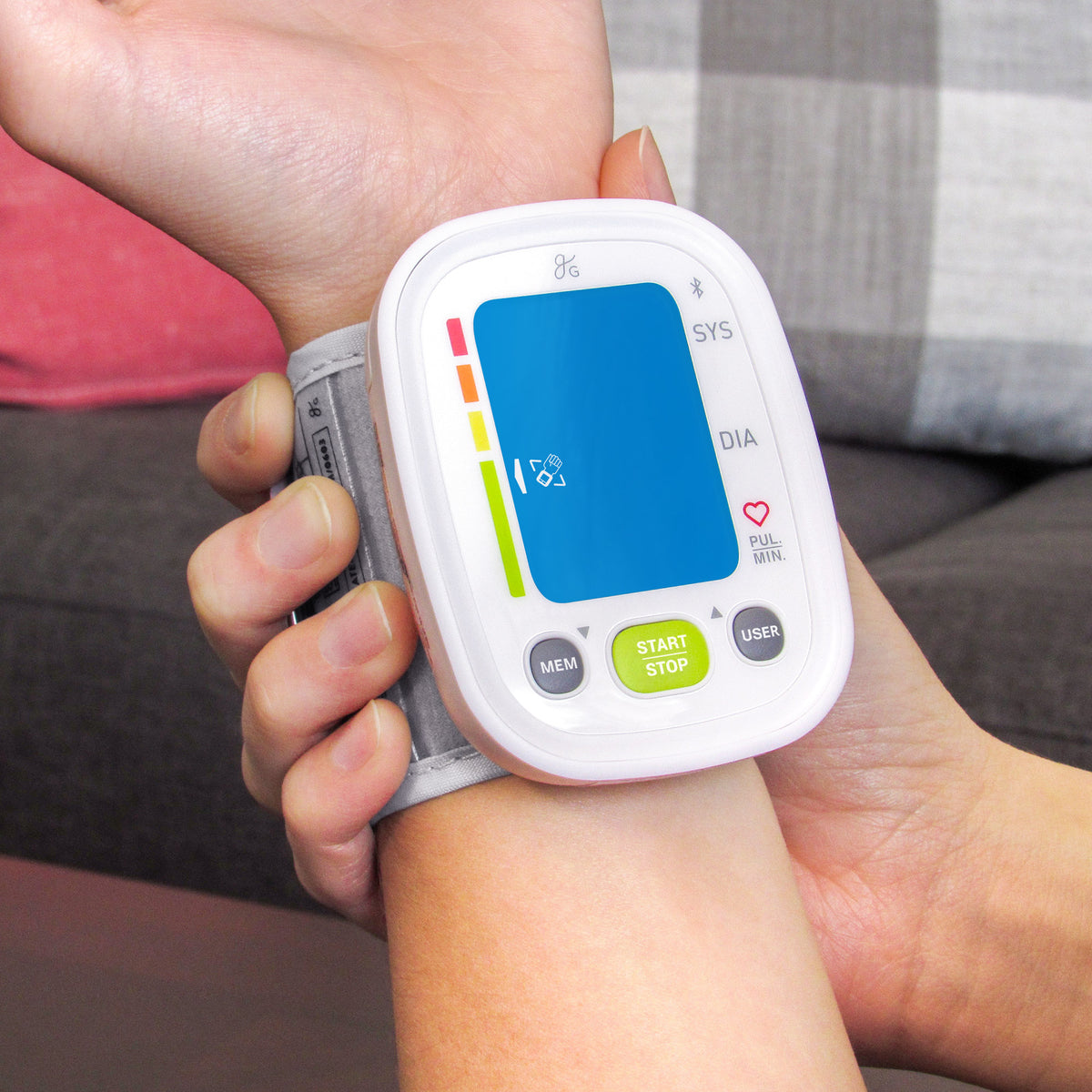 Bluetooth Wrist Blood Pressure Monitor - Greater Goods