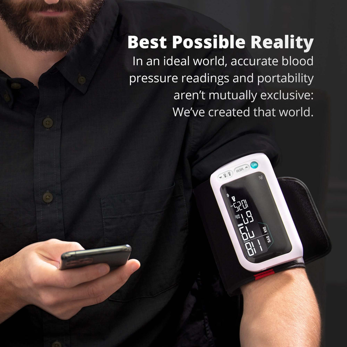 All-in-One Bluetooth Blood Pressure Monitor - Greater Goods