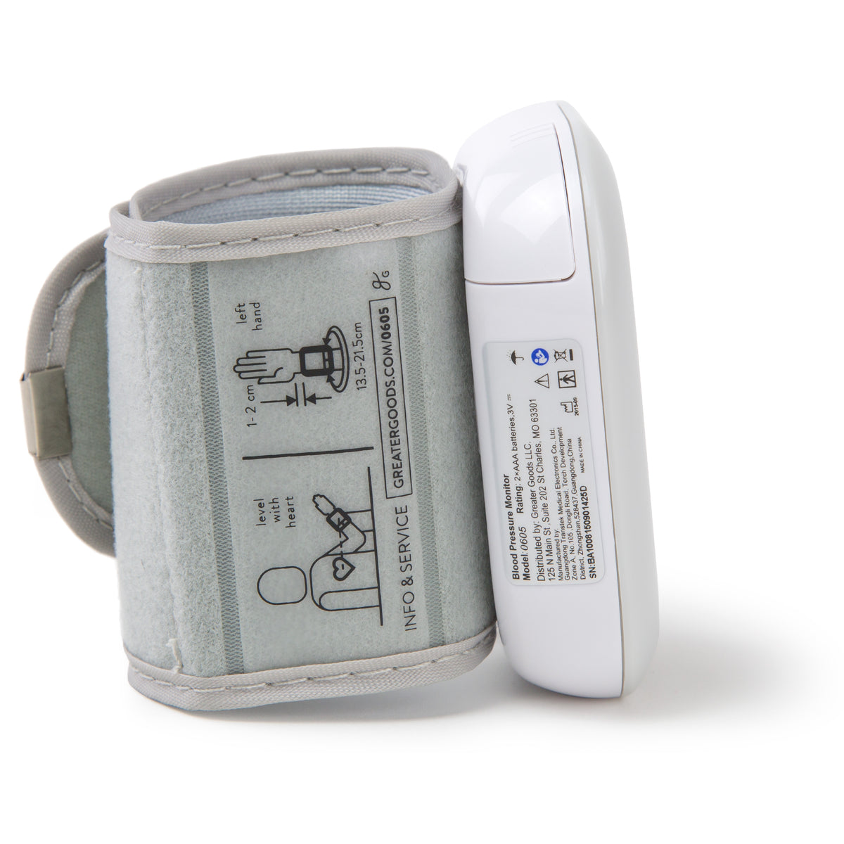 Basic Wrist Blood Pressure Monitor - Greater Goods